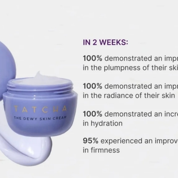 New! TATCHA The Dewy Skin Cream Travel Size 5ml - Picture 4 of 4